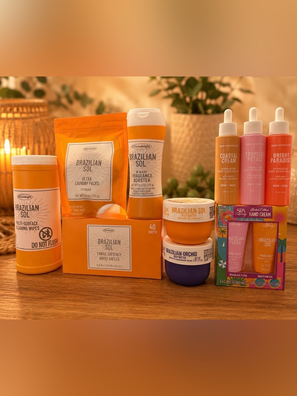 New Brazilian sol laundry products , lotion , cream and oil viral products